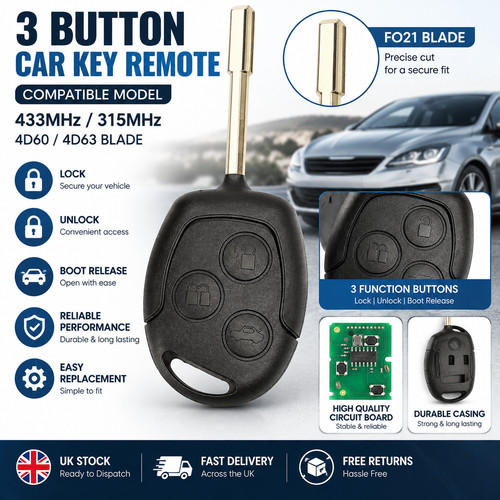 433mhz button remote key - button,
