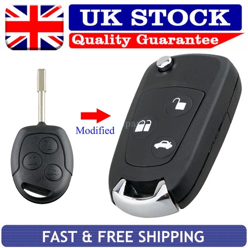Button flip remote key case - button,